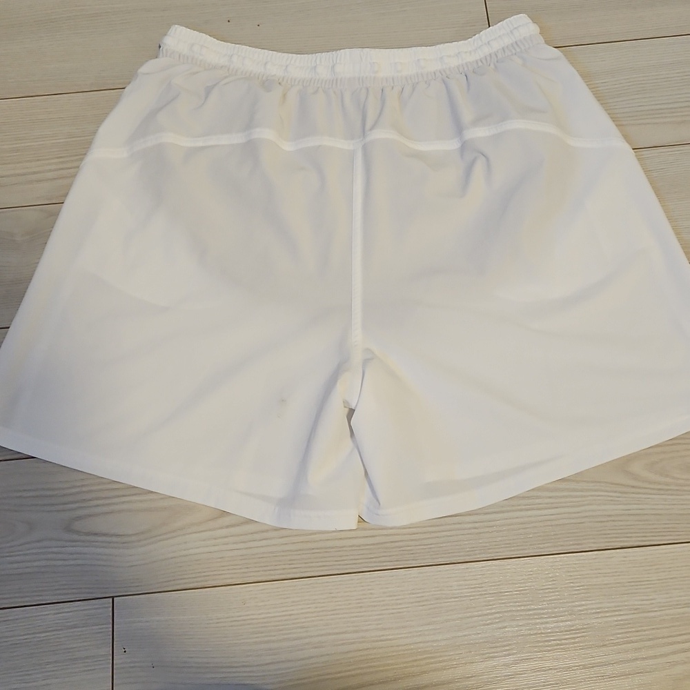Lululemon Pace Rival High Rise Size 8 Shorts Womens 8 white High Rise Drawstring - Picture 3 of 6